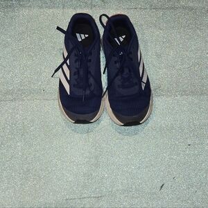 Preowned Boys Navy Blue Adidas Shoes Size-3